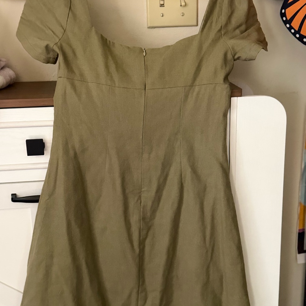 Princess Polly Khaki Mini Dress